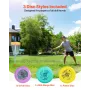 VEVOR Disc Golf Set, 3 Pack Disc Golf Starter Set, Beginners Flying Discs for Full-Body Strength Training, with Putter, Mid-Rang
