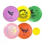 Disc Golf Set, 5 PCS Beginners Flying Discs, Disc Golf Starter Set for Full-Body Strength Training, with Putter, Mid-Range, Driv