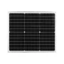 VEVOR 50W 12V Solar Battery Charger Maintainer, Mono Solar Panel Trickle Battery Charger with Upgraded MPPT Controller, IP65 Wat