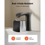Roman Tub Faucet, 3 Hole Waterfall Bathtub Faucet, Zinc Alloy Bath Tubs Faucets Set with 2 Handles, Deck Mount Bath Tub Faucets 