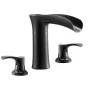 VEVOR Roman Tub Faucet, 3 Hole Waterfall Bathtub Faucet, Zinc Alloy Bath Tubs Faucets Set with 2 Handles, Deck Mount Bath Tub Fa