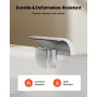 Roman Tub Faucet, 3 Hole Waterfall Bathtub Faucet, Roman Bathtub Faucets Set with 2 Handles, Deck Mount Bath Tub Faucets Set for