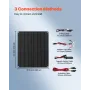30W 12V Solar Panel Batterioplader, Solar Battery Trickle