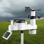 7-i-1 Wi-Fi-vejrstation med APP, 190,5 mm VA-skærm, trådløs