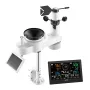 7-in-1 Wi-Fi Weather Station with APP, 190.5 mm VA Display, Wireless Solar Powered Outdoor Sensor, Rain Gauge, Indoor Outdoor fo