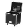 Portable File Storage Box, 395 x 320 x 380 mm Internal Chest Size, Locking Mobile Business Case with Telescopic Handle, Hand pul