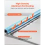 Double Reflective Insulation Roll, Non-Perforated Woven Fabric Radiant Barrier, 0.15mm 38.1m x 1.22m, Double-Sided Aluminum Foil