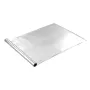 Double Reflective Insulation Roll, Non-Perforated Woven Fabric Radiant Barrier, 0.15mm 38.1m x 1.22m, Double-Sided Aluminum Foil