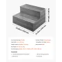 VEVOR Hot Tub Step, 2-Step Spa Outdoor Stairs, Heavy Duty 635 mm Wide HIPS Above-Ground/Inflatable Pool Ladder with 272.2 kg Wei