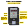 3,0 kW 220V VFD variabel frekvensdrev inverter til