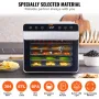 6 bakker mad dehydrator maskine rustfrit stål 700w rykkende