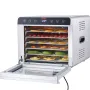 6 bakker mad dehydrator maskine rustfrit stål 700w rykkende