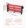 Power Tool Organizer Vægmontering, 4-lags opbevaringsstativ med