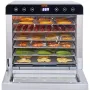 6 Trays Food Dehydrator Machine Stainless Steel 700W Jerky Fruit Drying