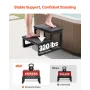 VEVOR Hot Tub Step, 2-Step Spa Outdoor Stairs, Heavy Duty 599.5 mm Wide PP Above-Ground/Inflatable Pool Ladder with 145.2 kg Wei