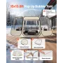 VEVOR Pop up Bubble Tent, 4.58 x 4.32 m Waterproof & UV-Resistant, Clear Camping Tent Shelter, Outdoor Garden Dome Igloo Tents w