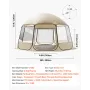 Pop up bobletelt, 4,58 x 4,32 m Vandtæt og UV-resistent, klart