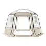 Pop up bobletelt, 3,36 x 3,05 m Vandtæt & UV-resistent, klart