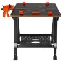 Foldning af arbejdsbord, 2-i-1 som Sawhorse & Workbench, 1000