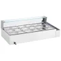 kommerciel madvarmer, 1500 W elektrisk dampvarmer i rustfrit