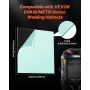 VEVOR Welding Helmet Outer Cover Lens, 121 x 118mm 20PCS Outside Replacement Lens, Filter Protective Clear Covers Compatible wit