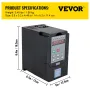 3,0 kW 220V VFD variabel frekvensdrev inverter til