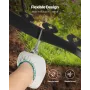 VEVOR Landscape Edging, 3000 x 4 cm Plastic Garden Border Edging with 120 Spikes, No Dig, Flexible Lawn Edgings Roll, UV-Resista