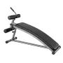 Sit Up Bench, Curved Decline Ab Bench with Reverse Crunch Handle, with 6 Adjustable Height Setting, Heavy Duty Steel, 272 Kg Cap