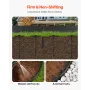 Landscape Edging, 1000 x 10 cm Plastic Garden Border Edging with 30 Spikes & 2 Ground Stakes, No Dig, Flexible Lawn Edgings Roll