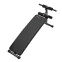 Sit Up Bench, Folding Curved Decline Ab Bench, with 5 Adjustable Height Settings, Heavy-Duty Steel, Non-Slip Design, 226 Kg Capa