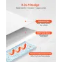 Reflective Insulation Roll, 2 Car Garage Door Thermal Insulation Kit, 6mm 5.49 m x 0.61 m, 4 Rolls Aluminum Foil EPE Foam Core R