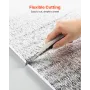 Reflective Insulation Roll, 2 Car Garage Door Thermal Insulation Kit, 6mm 5.49 m x 0.61 m, 4 Rolls Aluminum Foil EPE Foam Core R