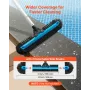 Pool Brush Head, 508 mm Scrub Brushes with Nylon Bristles and Aluminum Pole Connector, Heavy Duty Curved Brush Head for Cleaning