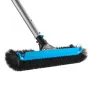 Pool Brush Head, 508 mm Scrub Brushes with Nylon Bristles and Aluminum Pole Connector, Heavy Duty Curved Brush Head for Cleaning