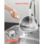 1.5 QT Saucepan, Stainless Steel Saucepan with Glass Lid, Multipurpose Nonstick Stainless Steel Small Cooking Sauce Pot with Erg