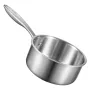 1.5 QT Saucepan, Stainless Steel Saucepan with Glass Lid, Multipurpose Nonstick Stainless Steel Small Cooking Sauce Pot with Erg