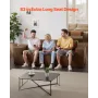 2110 mm moderne sofa, behagelig fløjlsofa med dybe sæder