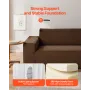 2110 mm Modern Sofa, Comfy Corduroy Couch with Deep Seats, Cloud Sofa with Wide Armrests, No Assembly Required, Large Plush Couc