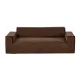 2110 mm moderne sofa, behagelig fløjlsofa med dybe sæder