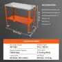 Svejsning Tabel 36 "X 18", 1200 kg Belastningskapacitet Stål