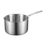 4 QT gryde, rustfrit stål gryde med glaslåg, multifunktionel