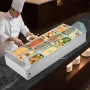 kommerciel madvarmer, 1700 W elektrisk dampvarmer i rustfrit