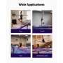 Adjustable Balane Beam for Kids, 8FT Gymnastics Beam, High and Low Floor Beams of 5 Adjustable Heights for All Gymnastic Levels,