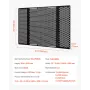 RV Screen Door Protector, Adjusts from 558.8–800 mm, Adjustable Door Grille, Easy to Install, Reinforced Breathable Honeycomb Ho