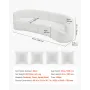 VEVOR 2840 mm Curved Modular Sofa, Modern Luxury Sectional Couch with 4 Pillows, Oversized Cloud Plush Corduroy Sofa Couch with 