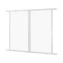 RV Screen Door Protector, 800x723.9 mm Door Grille, Easy to Install and Disassemble, Reinforced Breathable Protective Mesh, Alum