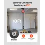 Hand Chain Hoist, 2 Ton Capacity, Manual Chain Block with Upgrade G70 Galvanized Chain, 3 m Lifting Height, Heavy Duty Pulley Ho