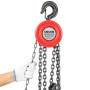 VEVOR Hand Chain Hoist, 2 Ton Capacity, Manual Chain Block with Upgrade G70 Galvanized Chain, 3 m Lifting Height, Heavy Duty Pul