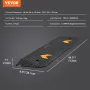 Upgraded Rubber Threshold Ramp, 1" Rise Wheelchair Ramp Doorway, Natural Curb Ramp Rated 33069 lbs Load Capacity, Non-Slip Textu