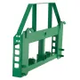 Skid Steer Pallet Frame, 1814 kg Rated Load Capacity, 115 cm Pallet Fork Frame Attachments with 50.8 mm Hitch Receiver & Spear S